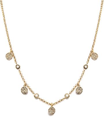 Sri Yantra Coin Disk Necklace