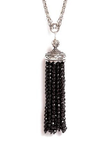 SRI YANTRA ONYX TASSEL