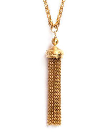 SRI YANTRA TASSEL NECKLACE