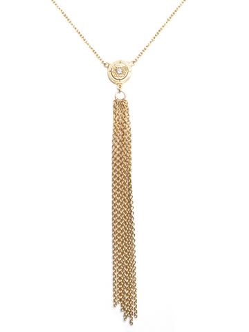 Sri Yantra Tassel Necklace