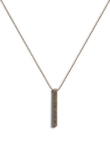 Blessed I AM I AM Ox Brass Necklace
