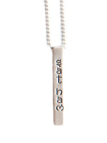 Sat Nam Bar Sterling Silver