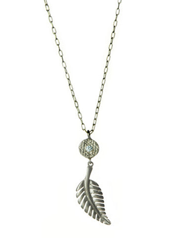 Sri Yantra Leaf Necklace