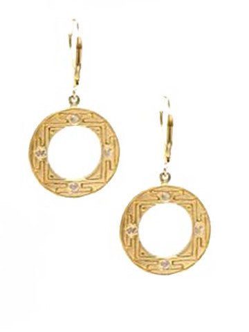 Sri Yantra-E73V Earrings