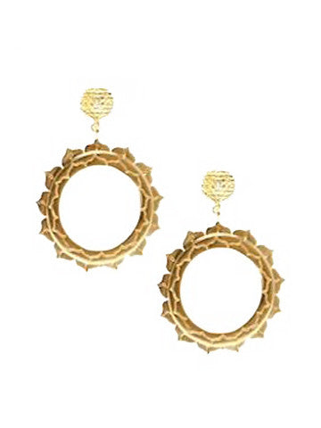 Sri Yantra-E76V Earrings