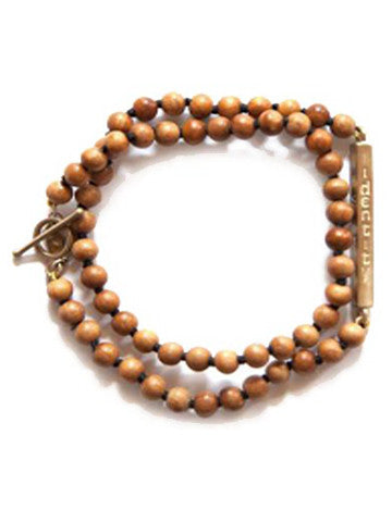 Sat Nam Wrap Bracelet - Sandalwood