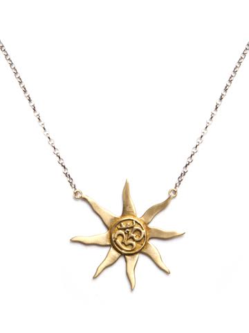 Om Sun Necklace