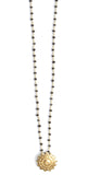 Sri Yantra Black Spinal Necklace