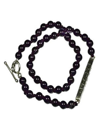 Sat Nam Wrap Bracelet- Black Onyx