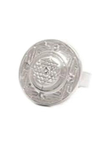 Sri Yantra Ring- Sterling Silver